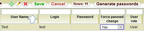 5gVision Release notes, Passwords 3