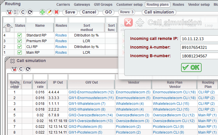 VoIP / SMS Routing